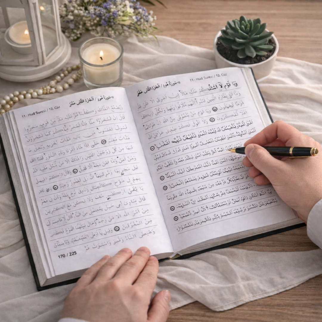 Gölgeli Kuran-ı Kerim